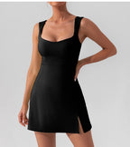 Sleeveless Athletic Shaping Mini Dress