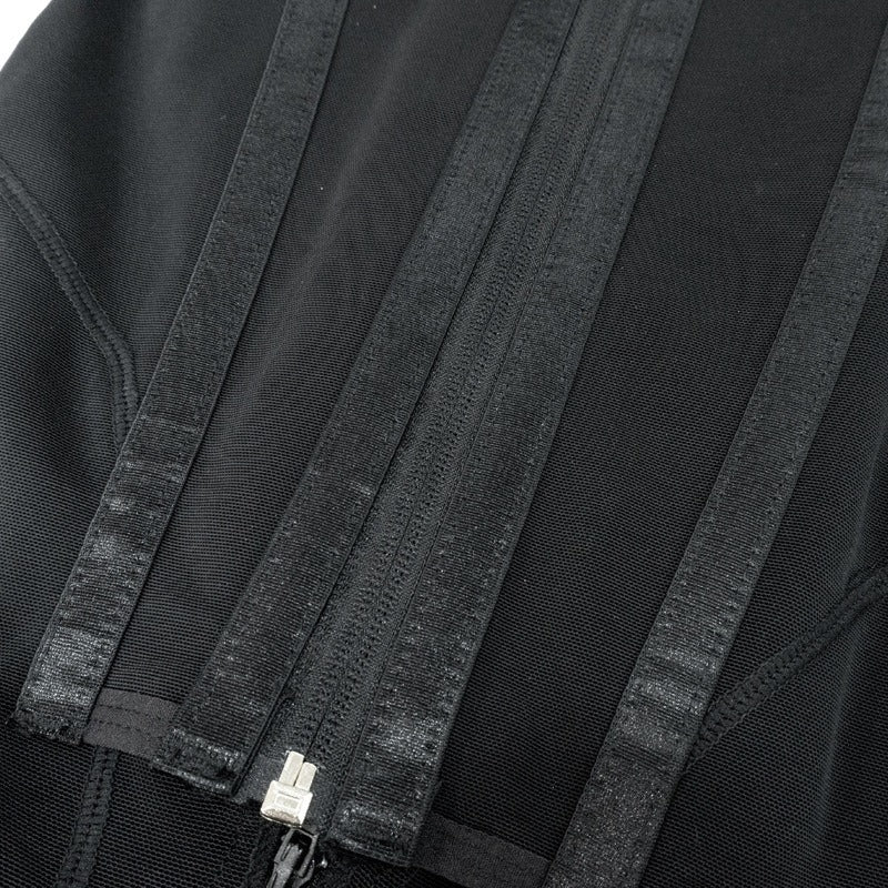Short de maintien sculptant taille haute à fermeture éclair frontale