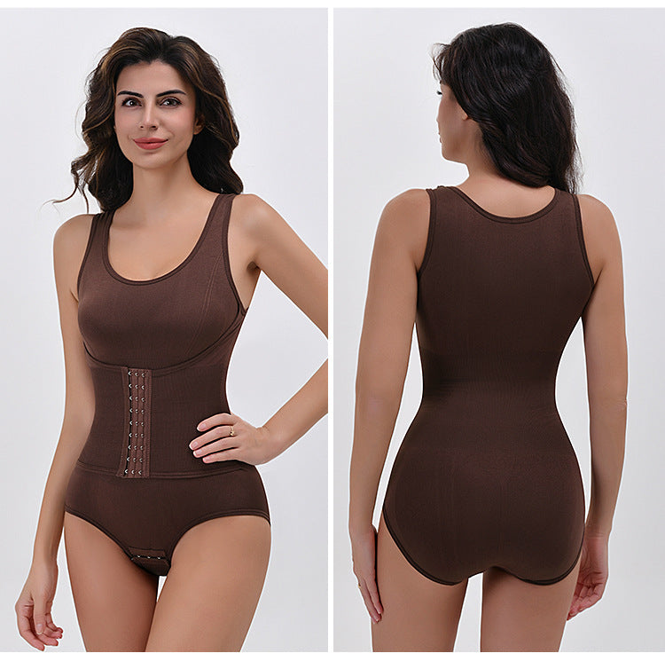 Haken- und formender Bodysuit mit breiten Trägern