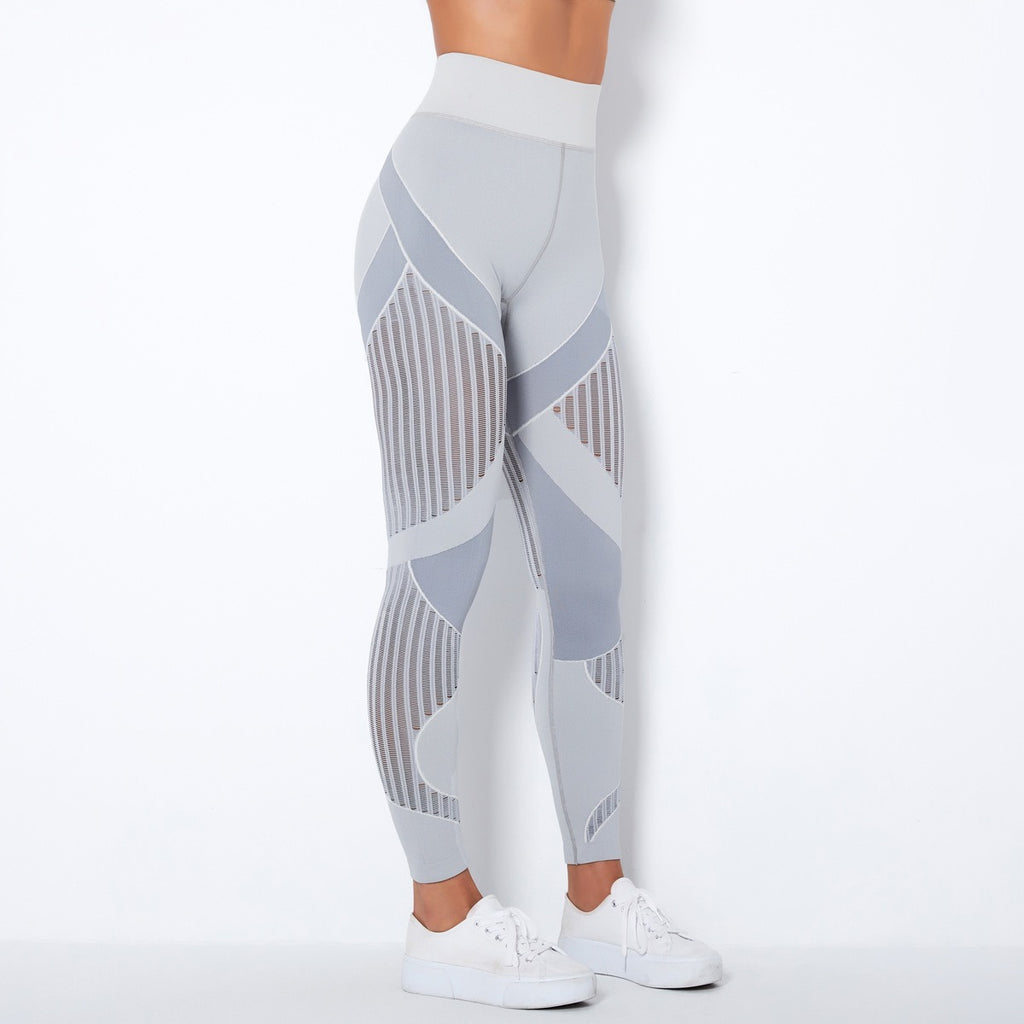 Legging Sculptant Taille Haute en Maille Sans Coutures