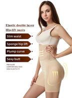 Hoge corrigerende compressieshort met rits