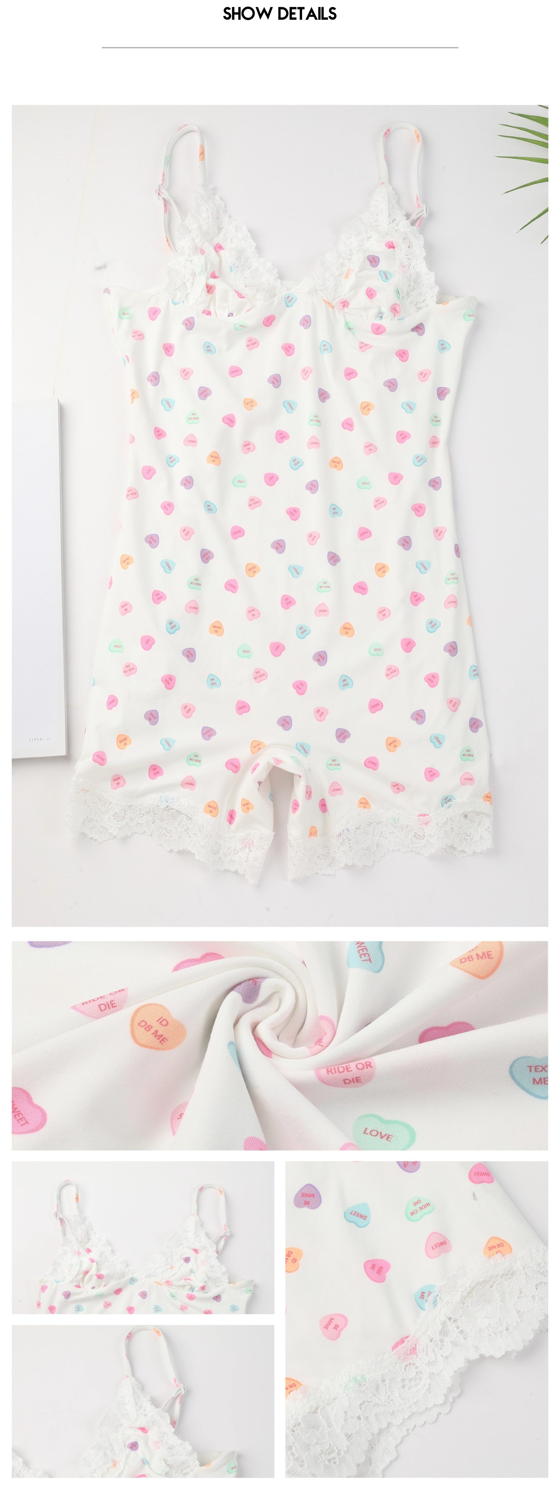 Spitzenbesetzter formender Jumpsuit-Bodysuit