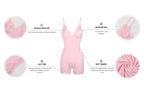 Spitzenbesetzter formender Bodysuit