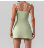Sleeveless Athletic Shaping Mini Dress