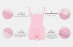 Spitzenbesetzte formende Bodysuit-Shorts