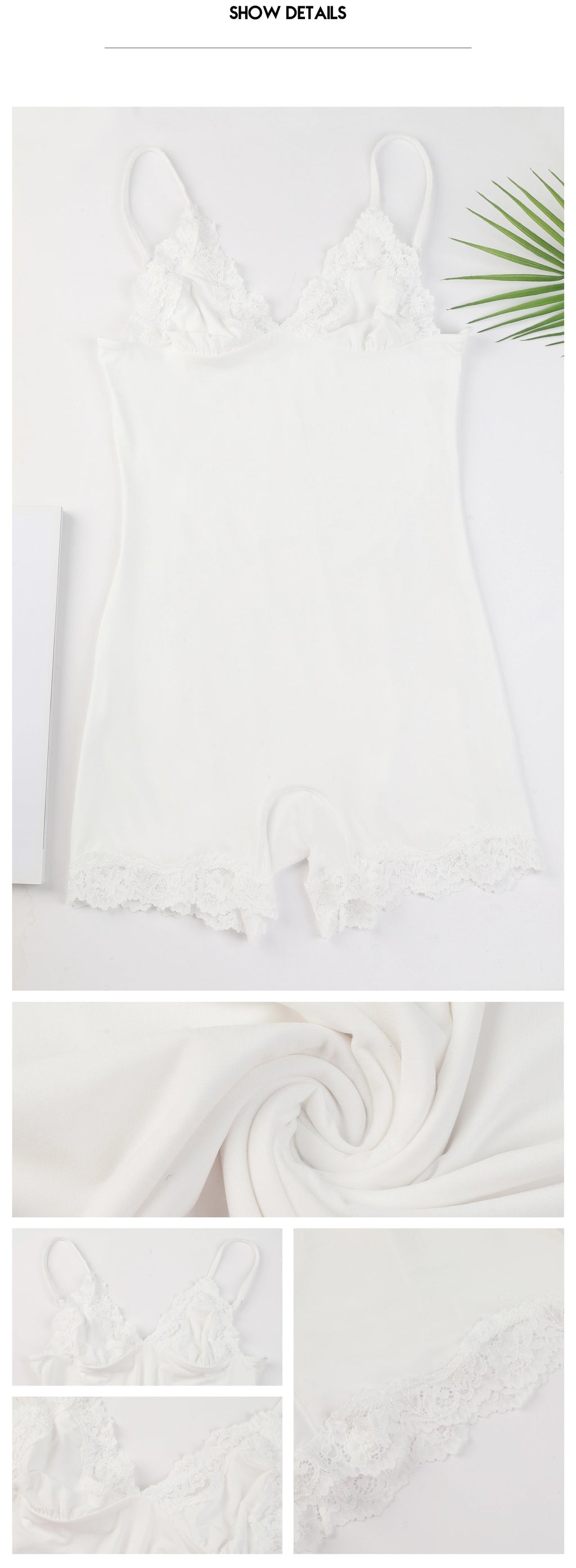 Spitzenbesetzter formender Bodysuit