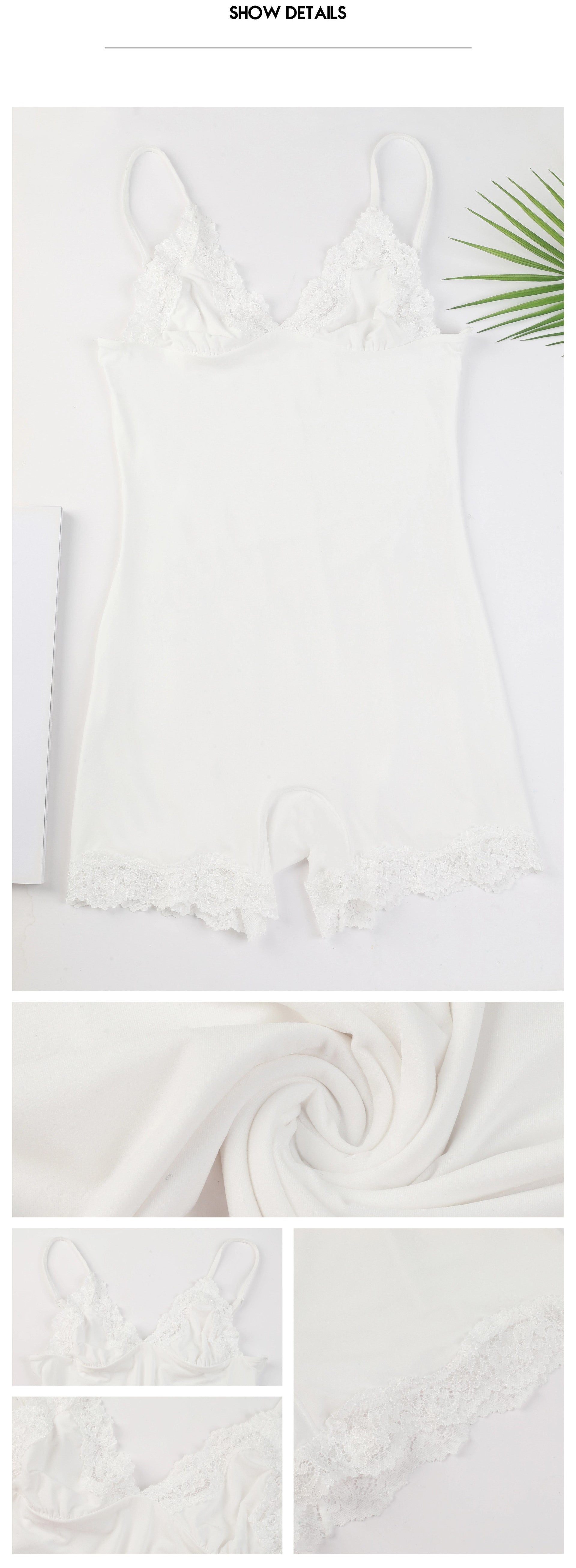 Spitzenbesetzter formender Bodysuit