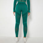 Legging Sculptant Taille Haute en Maille Sans Coutures