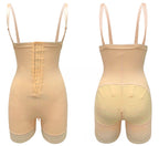 Hüftformender Ganzkörper-Bodysuit mit Hakenverschluss & Oberschenkelformung