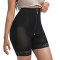 Short de maintien sculptant taille haute à fermeture éclair frontale