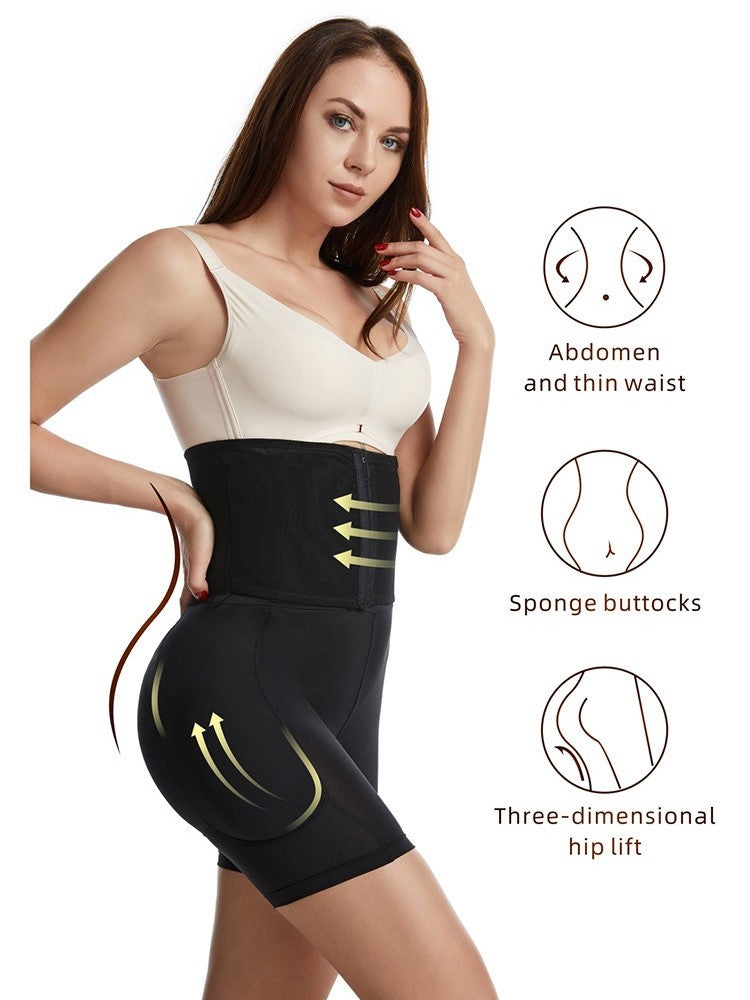 Hoge corrigerende compressieshort met rits