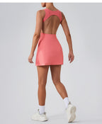 Sleeveless Athletic Shaping Mini Dress