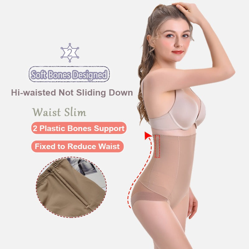 High Waist Mesh Shaping Brief
