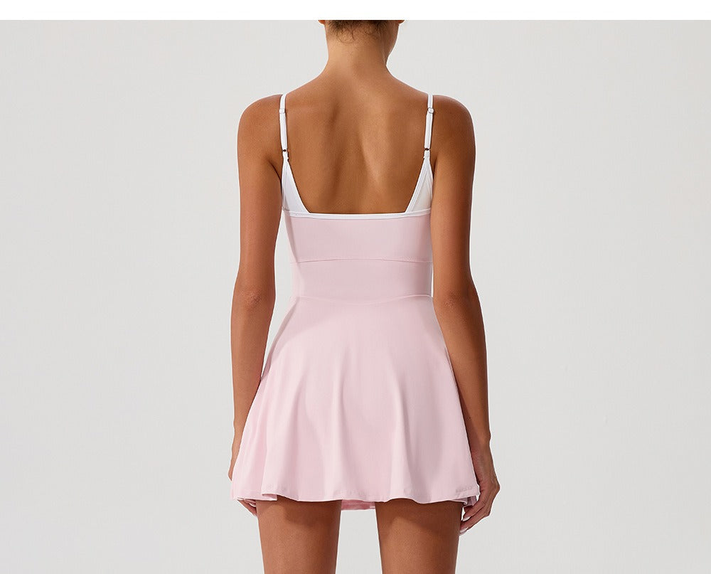 Sportliches Sculpting Fit-and-Flare Shaping Kleid