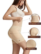 Hoge corrigerende compressieshort met rits