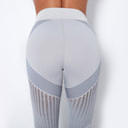 Legging Sculptant Taille Haute en Maille Sans Coutures