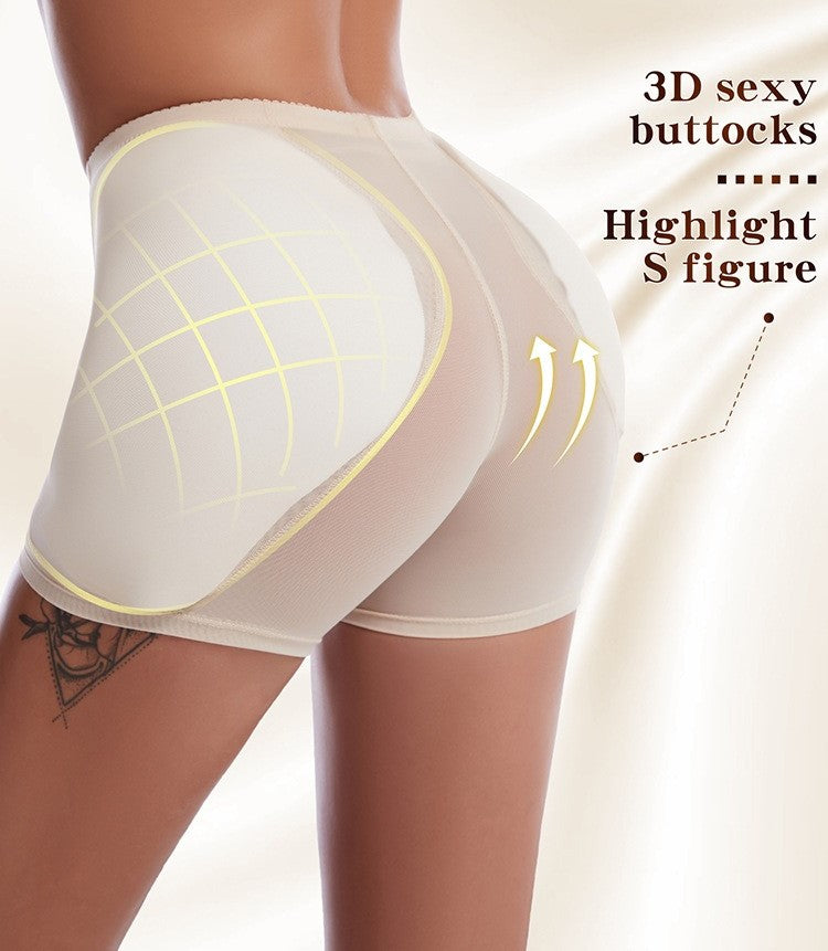High-Waist Mesh Push-Up Corrigerende Short