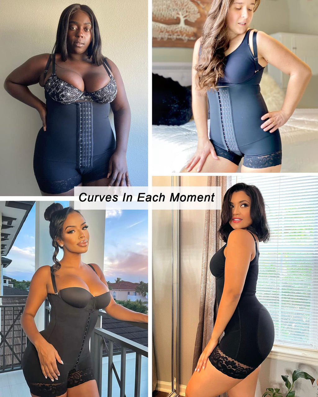 Formender Spitzen-Oberschenkel-Bodysuit