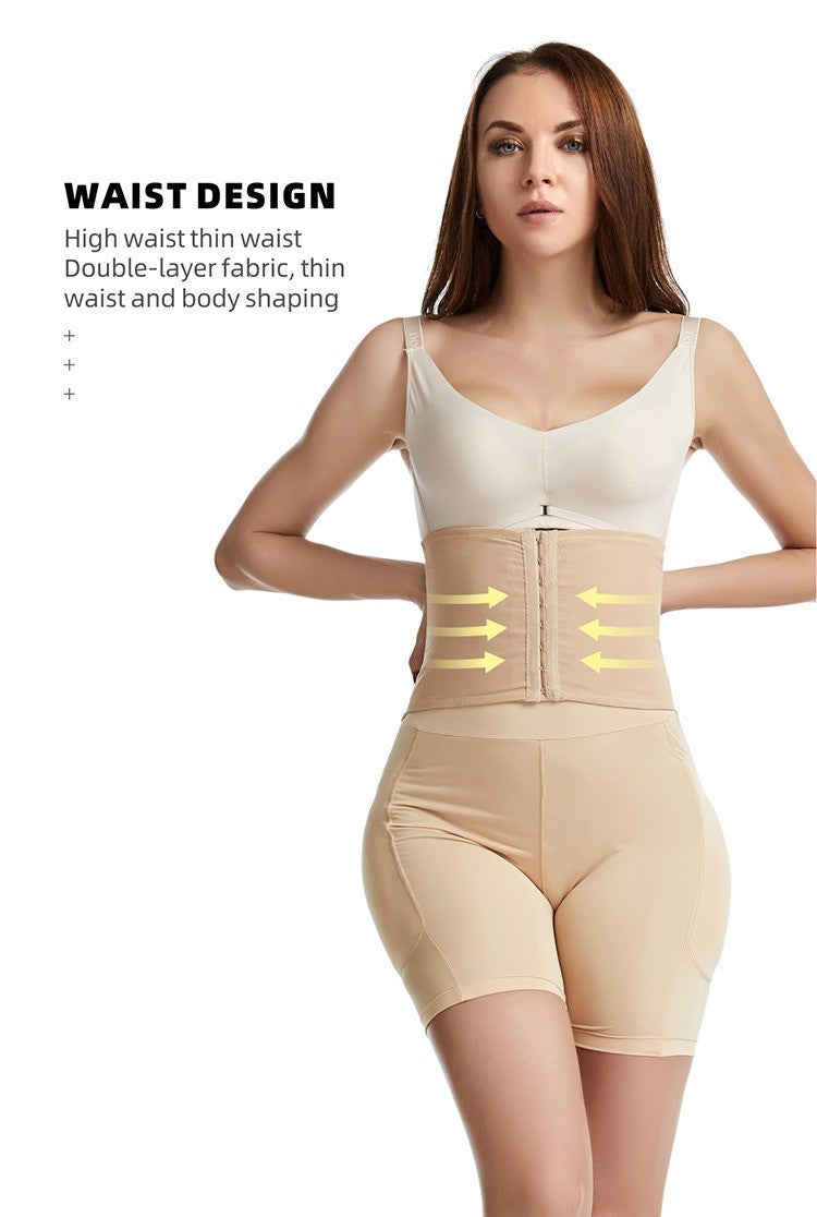 Hoge corrigerende compressieshort met rits