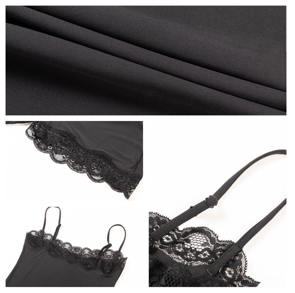 Spitzenbesetzte formende Bodysuit-Shorts