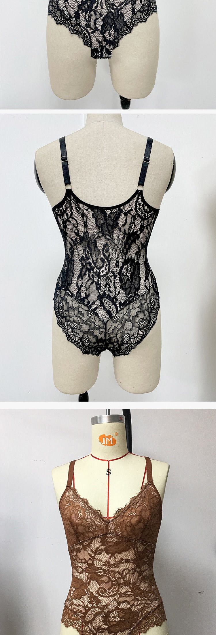 Body gainant tout en dentelle