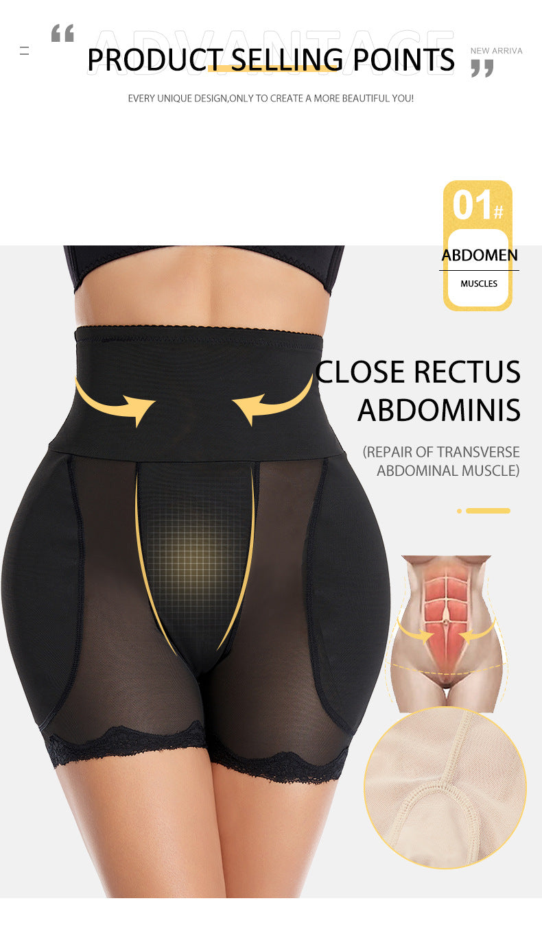 High Waist Shaping Mesh Shorts