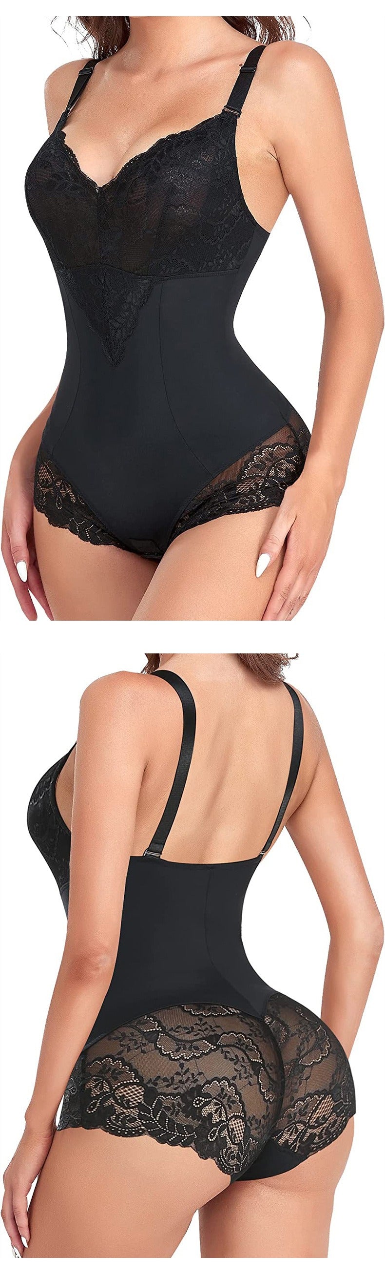 Spitzen-Hüftformender Bodysuit