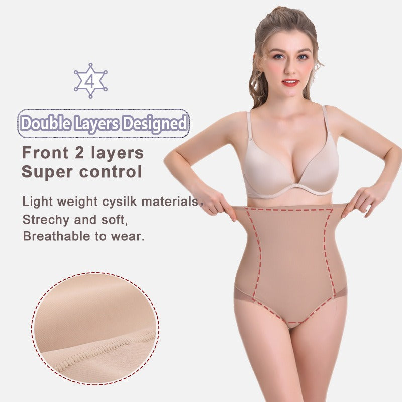 High Waist Mesh Shaping Brief