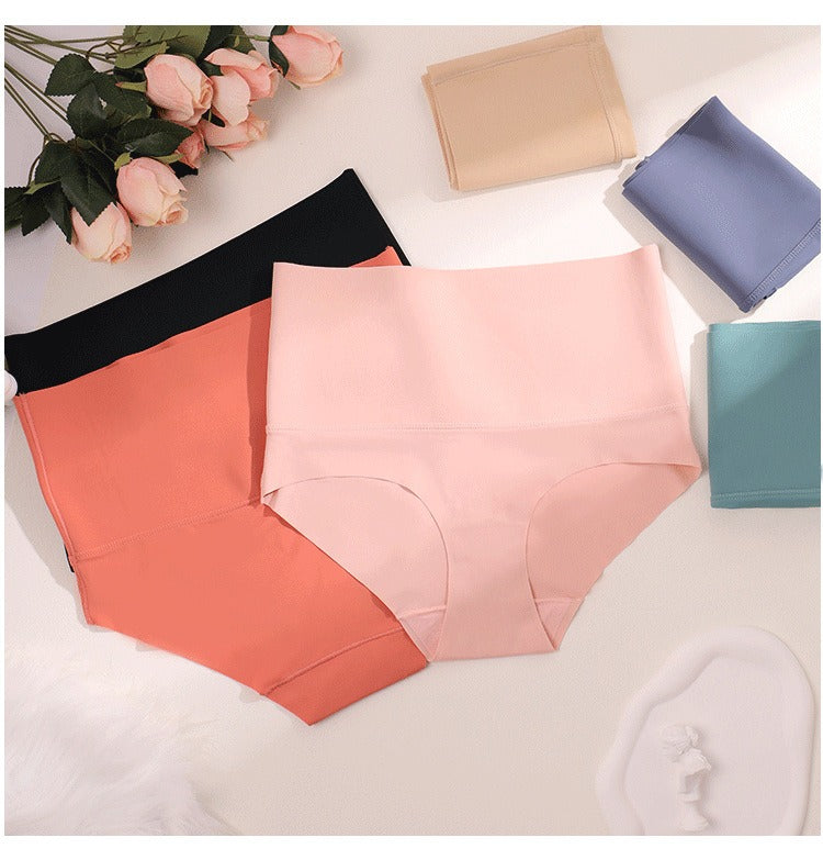 High Waist Seamless Colorblock Shaping Thong