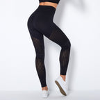 Legging Sculptant Taille Haute en Maille Sans Coutures