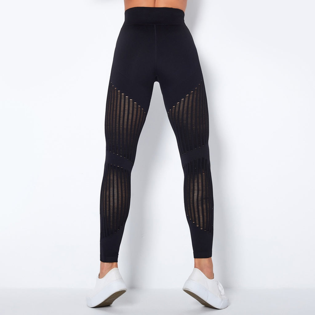 Legging Sculptant Taille Haute en Maille Sans Coutures