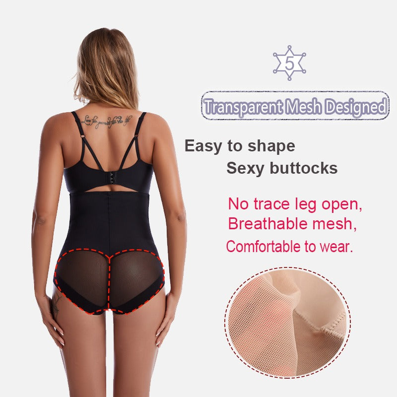 High Waist Mesh Shaping Brief