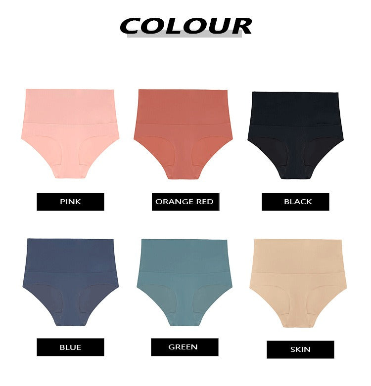 High Waist Seamless Colorblock Shaping Thong