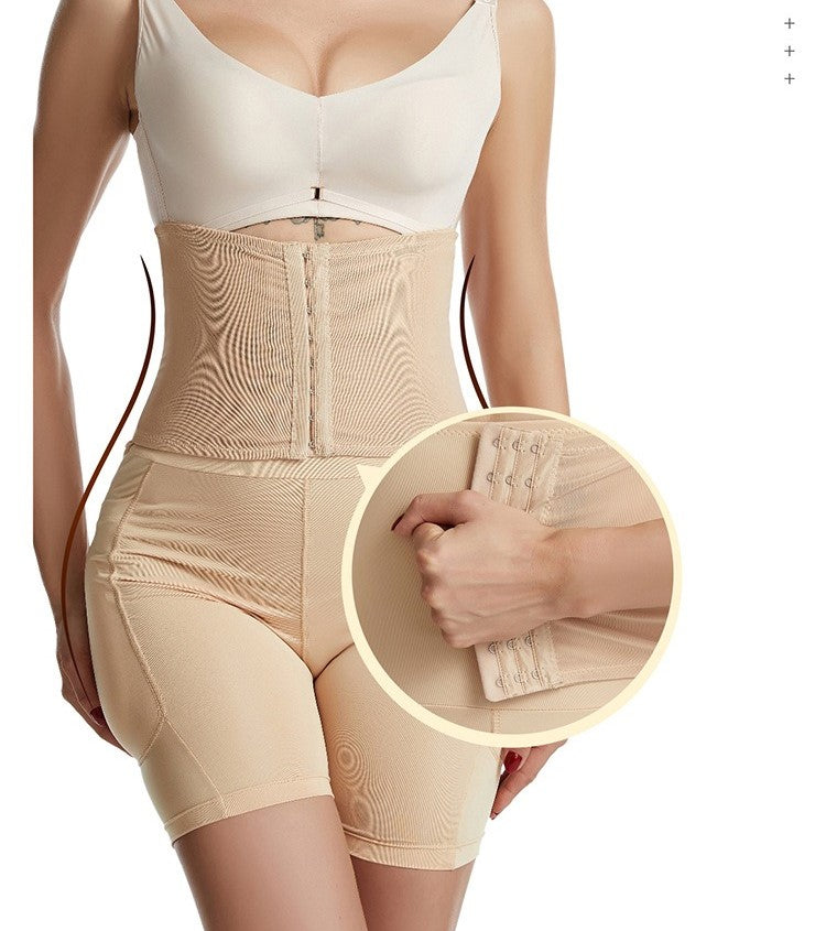Hoge corrigerende compressieshort met rits