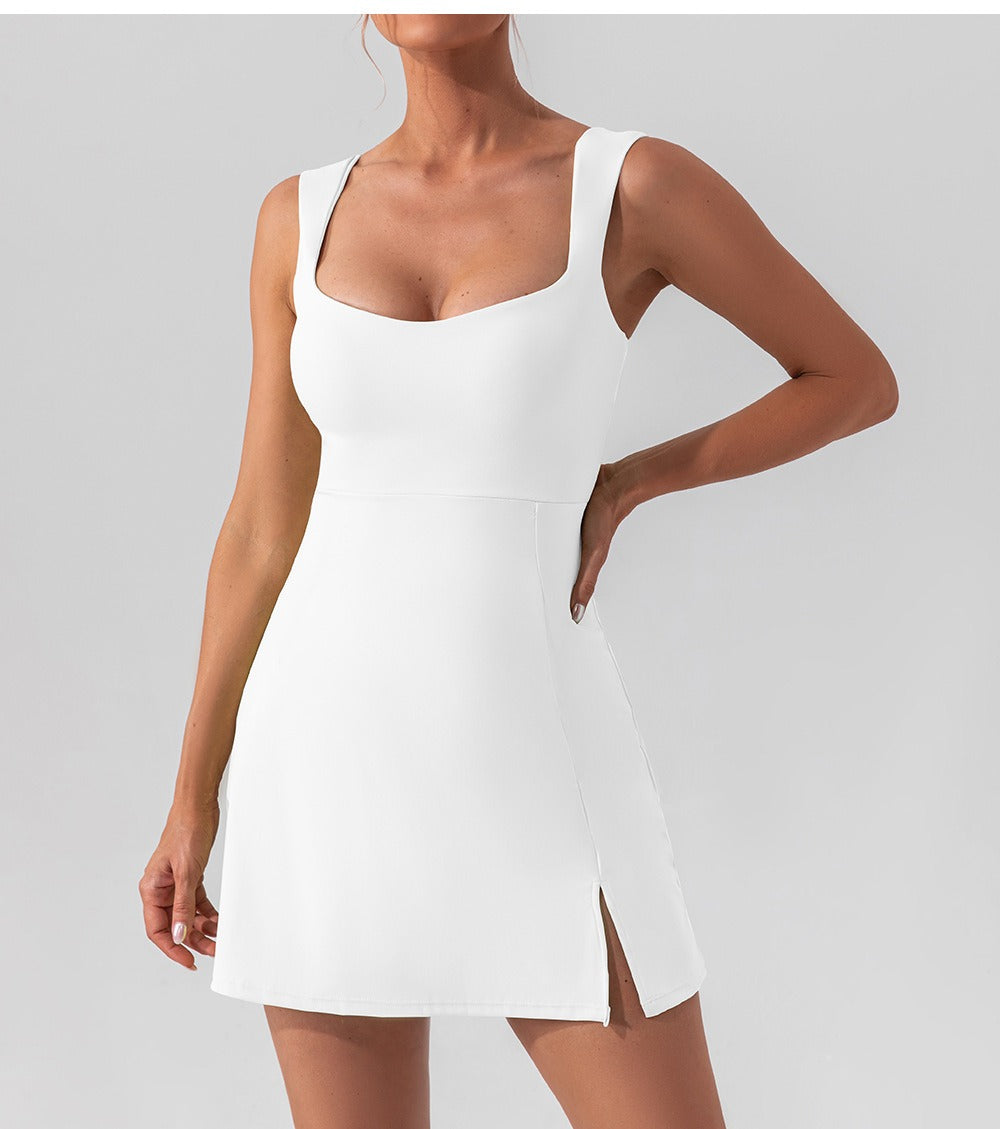 Sleeveless Athletic Shaping Mini Dress