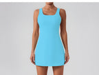 Sleeveless Athletic Shaping Mini Dress