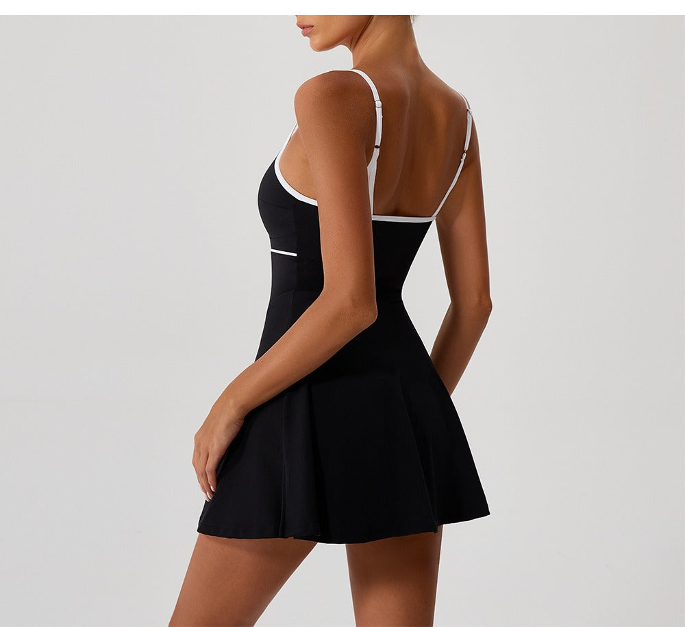 Sportliches Sculpting Fit-and-Flare Shaping Kleid