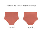 High Waist Seamless Colorblock Shaping Thong