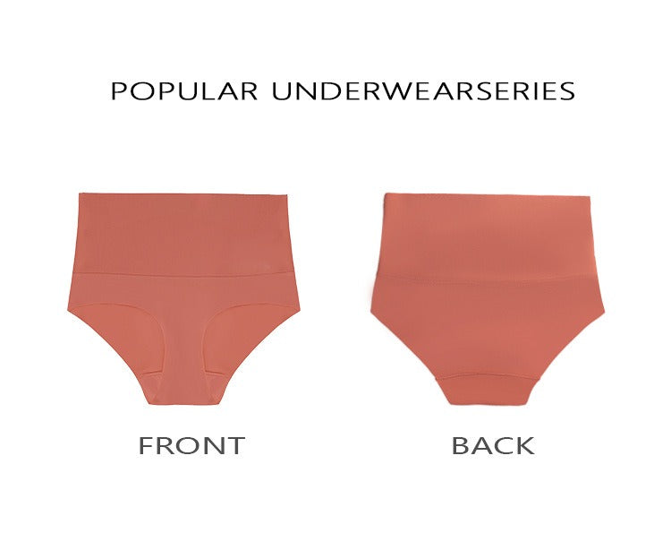 High Waist Seamless Colorblock Shaping Thong
