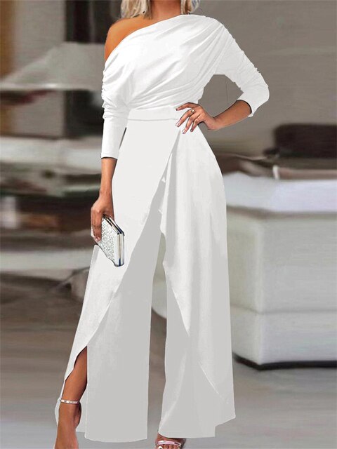 Eleganter Damen-Jumpsuit, figurschmeichelnd für Abendgarderobe und besondere Anlässe