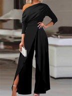 Eleganter Damen-Jumpsuit, figurschmeichelnd für Abendgarderobe und besondere Anlässe