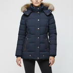 Damen Winterjacke | Mit Fellfutter, Langarm, Gefüttert