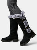 Botas altas de invierno con pelo para mujer