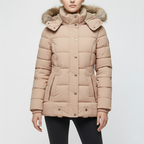 Damen Winterjacke | Mit Fellfutter, Langarm, Gefüttert