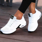 Women's Walking Shoes for Autumn with Slip-On Design, Cushioned Sole and Breathable Mesh - White