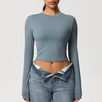 Haut de sport SculptFit court et sculptant