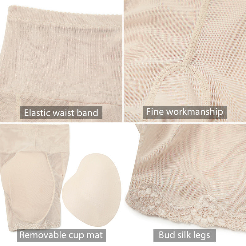 High Waist Shaping Mesh Shorts