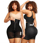Hook-Closure Waist Shaping Shorts
