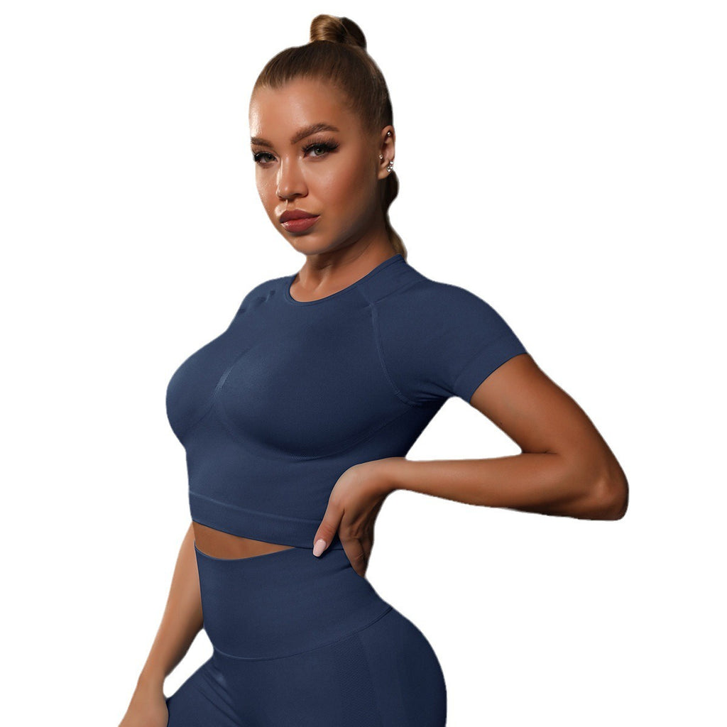 Kurzarm Sculpting Active Crop Top