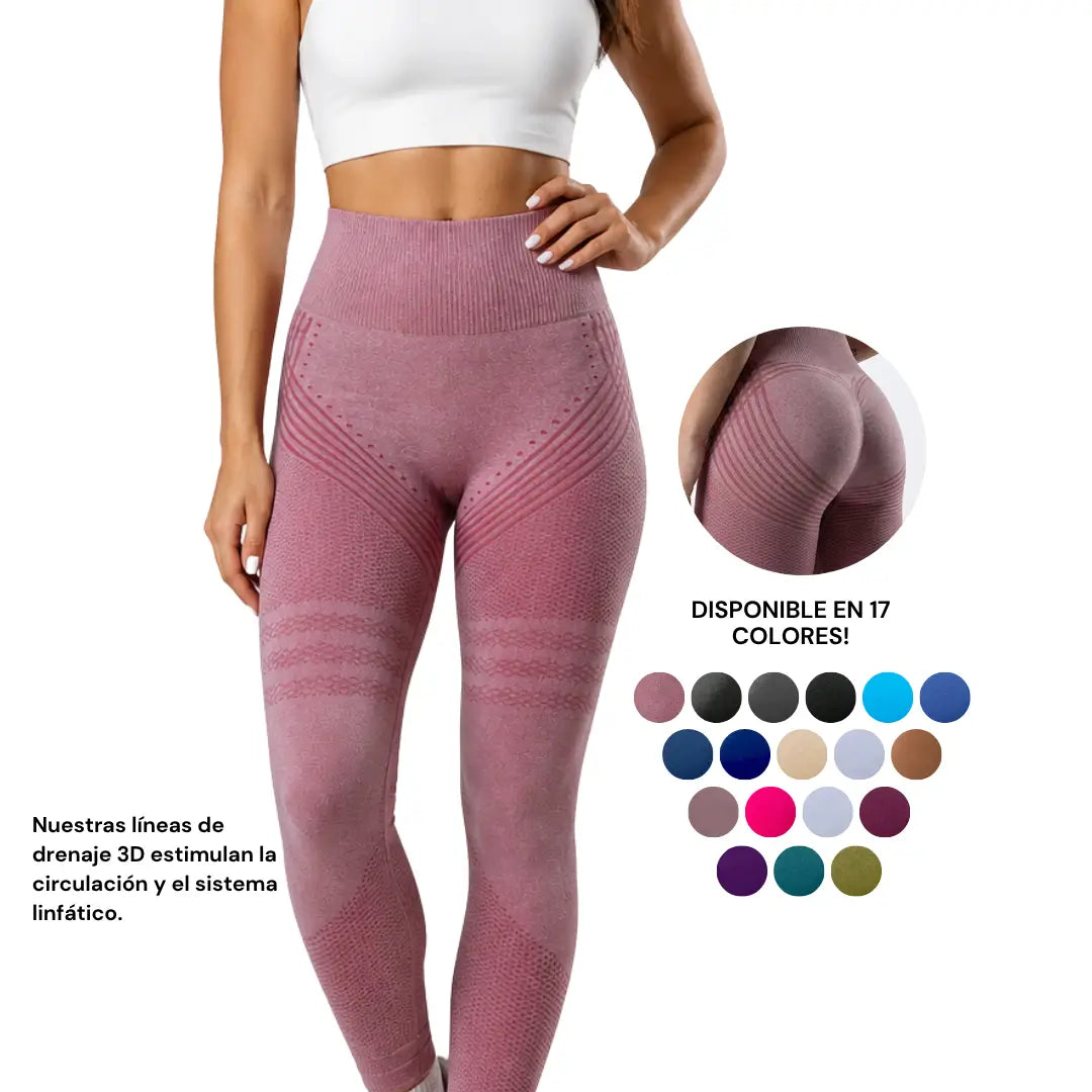 Leggings Escultores 3D Curvay - Compresión Anticelulítica